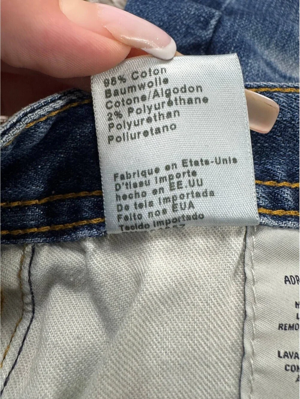 AG Adriano Goldschmied The Graduate Men’s Jeans Size 40x32 Blue Stretch